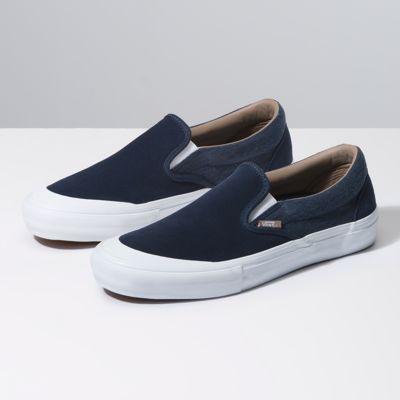 Vans Twill Slip-on Pro (dress Blues/portabella)
