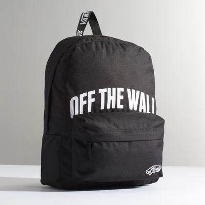 vans realm backpack onyx