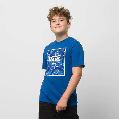 Vans Kids Print Box T-shirt (true Blue/true Blue)