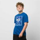 Vans Kids Print Box T-shirt (true Blue/true Blue)