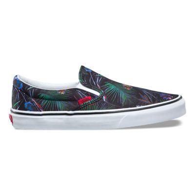 Vans Black Floral Slip-on (black)