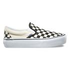 Vans Slip-on Platform (black And White Checker/white)