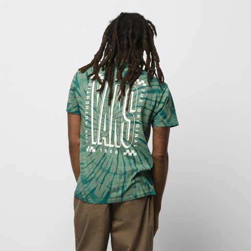 Vans Tall Type Tie Dye T-shirt (duck Green)
