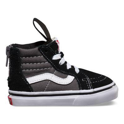 Vans Toddlers Sk8-hi Zip (2 Tone/black/charcoal)