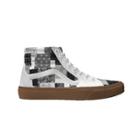 Vans Customs Paisley Patchwork Sk8-hi Shoes White