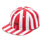 Vans Stripe Unstructured Hat (racing Red Stripe)