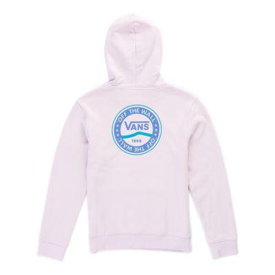 Vans Girls Side Stripe V Hoodie (lilac Snow)