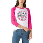 Vans 2018 Vuso Logo Raglan (white-beetroot Purple)