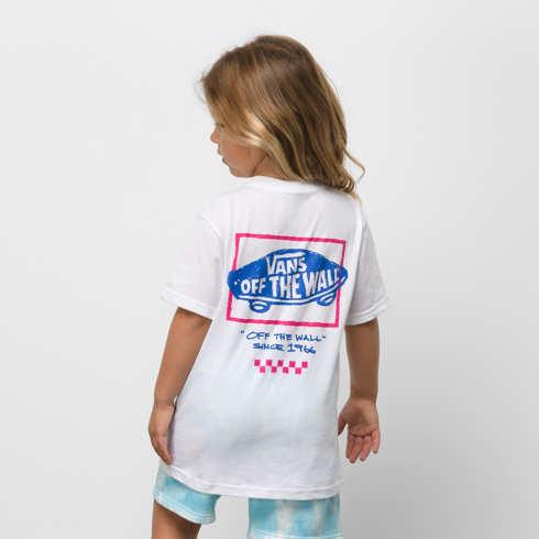 Vans Little Kids Sketchy Past T-shirt (white)
