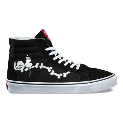 Vans X Peanuts Sk8-hi Reissue (snoopy Bones/black)