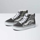 Vans Kids Snow Leopard Sk8-hi Zip Shoe (ashpalt)