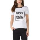 Vans X Karl Lagerfeld Ringer Tee (white)