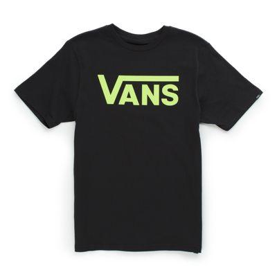 Vans Boys Vans Classic T-shirt (black/sharp Green)