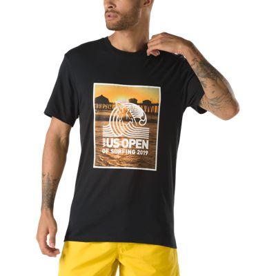 Vans Us Open Logo Box Short Sleeve T-shirt (black)