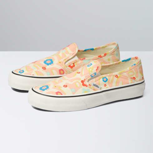 Vans Groovy Floral Slip-on Vr3 Sf Shoe (marshmallow/multi)
