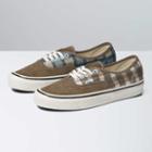 Vans Anaheim Factory Authentic 44 Dx Shoe (og Cord/plaid Walnut)