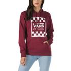 Vans Checks In The Box Pullover Hoodie (port Heather)
