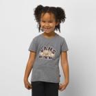 Vans Little Kids Bear With Me T-shirt (grey Heather)