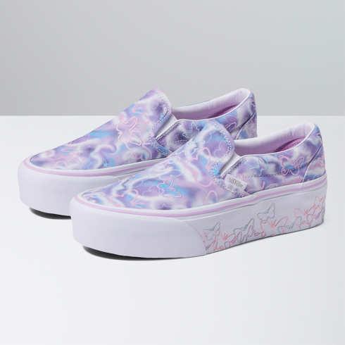 Vans Classic Slip-on Stackform (butterfly Dreams)