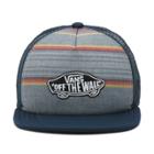 Vans Boys Classic Patch Trucker Hat (blue Mirage Rockaway Stripe)