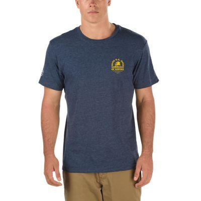 Vans 2017 Vuso Tower Lock Up T-shirt (navy Heather)