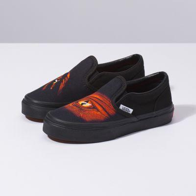 Vans Kids Dragon Flame Classic Slip-on (black/black)