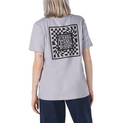 Vans World Warp Boyfriend Tee (lilac Grey)