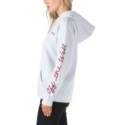 Vans Script Pullover Hoodie (white Heather)