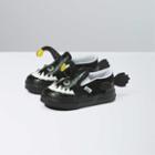 Vans Toddler Slip-on V Angler Fish Shoe (black/true White)