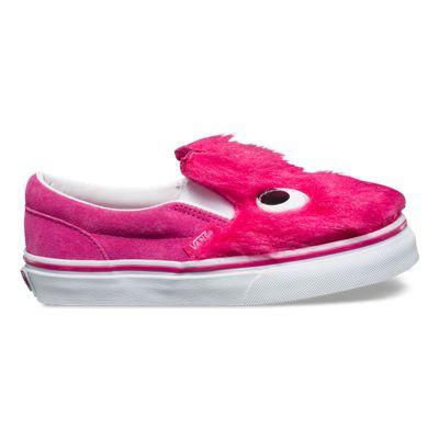Vans Kids Party Fur Slip-on Friend (magenta True White)