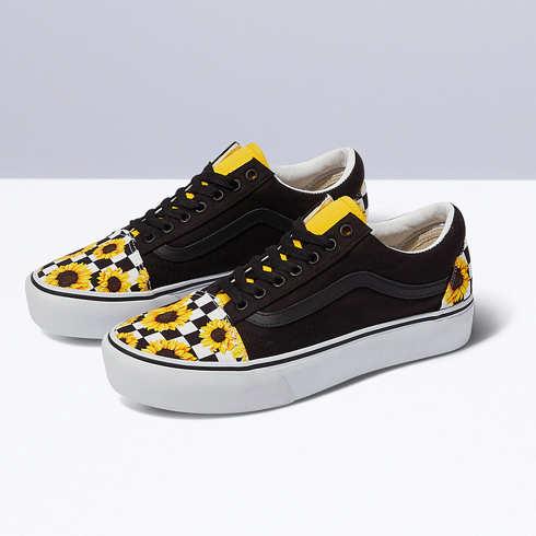 Vans Customs Sunflower Old Skool Platform (customs)
