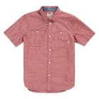 Vans Boys Guilder Buttondown Shirt (rhubarb)
