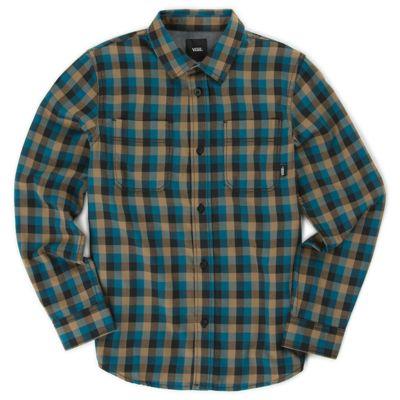 Vans Boys Alameda Flannel Shirt (corsair Dirt)