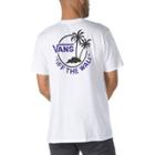 Vans Mini Dual Palm T-shirt (white/dress Blues/vans Purple)