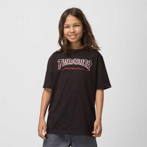 Vans X Thrasher Kids Otw Logo T-shirt (black)