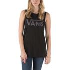 Vans Mens Shoes Skate Shoes Mens Shoes Mens Sandals Authentic Muscle T-shirt (black) Womens Tank Tops