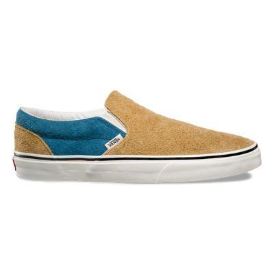 Vans Fuzzy Suede Slip-on (medal Bronze/lyons Blue)