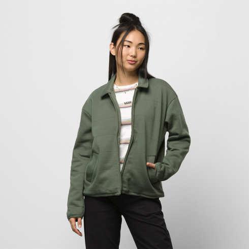 Vans Quilted Boxy West Jacket (thyme)