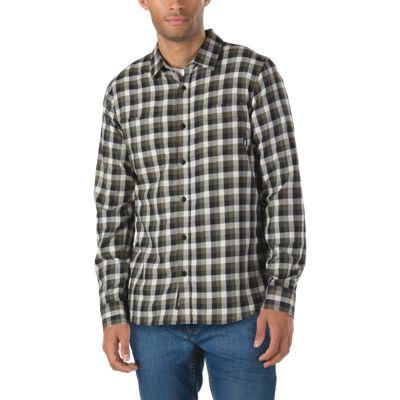 Vans Alameda Flannel Shirt (black Grape Leaf)