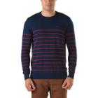 Vans Livingston Sweater (black Iris/bordeaux) Mens T-shirts