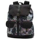 Vans Lean In Cinch Top Backpack (velvet Floral)