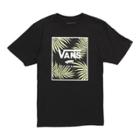 Vans Boys Print Box T-shirt (black/sunny Lime Palm)