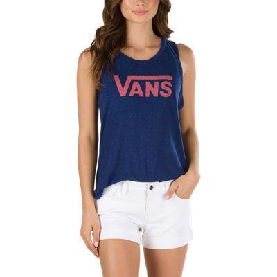 Vans Timeless Muscle Tee (crown Blue)