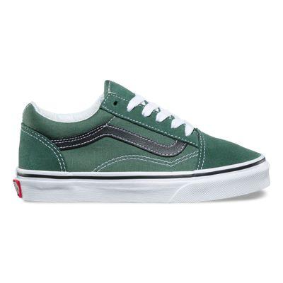 Vans Kids Old Skool (duck Green/black)