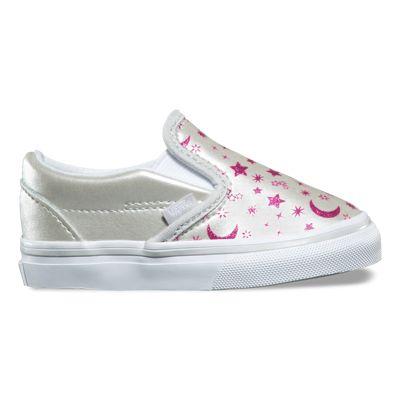 Vans Toddler Star Glitter Slip-on (micro Chip/glitter)