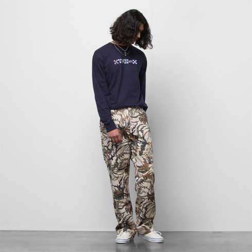 Vans Authentic Chino Loose Double Knee Pant (oatmeal-duck Green)