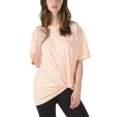 Vans Overtime Out Oversized T-shirt (bleached Apricot)