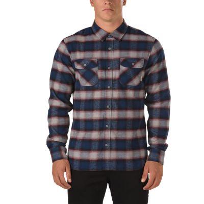 Vans Banfield Buttondown Shirt (dress Blues/frost Grey)