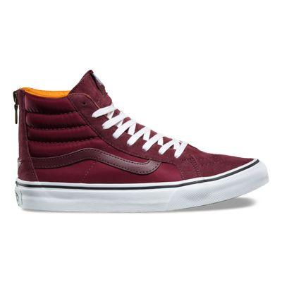 Vans Boom Boom Sk8-hi Slim Zip (port Royale/true White)