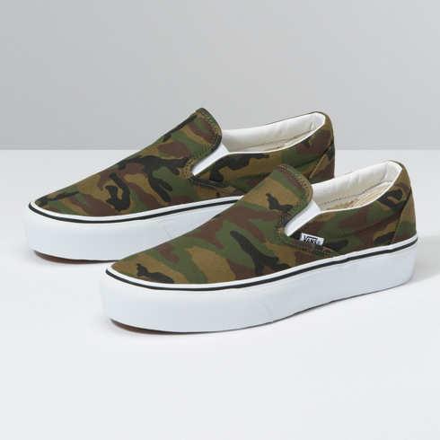 Vans Customs Camo Slip-on Platform (customs)